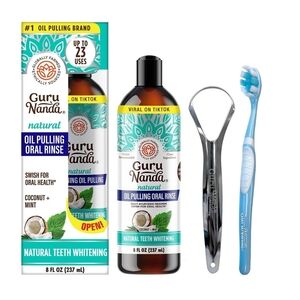 Natural Oil Pulling Oral Rinse